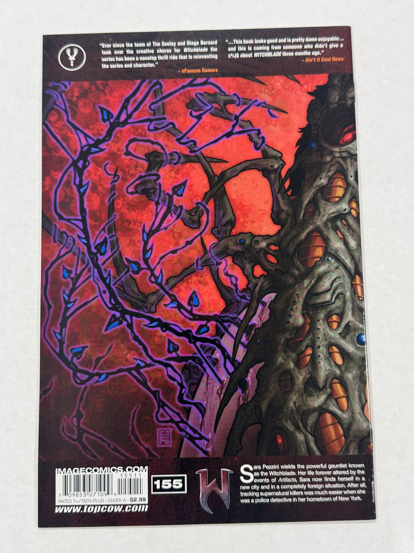 WITCHBLADE #155 NM Christopher Wrap Cover