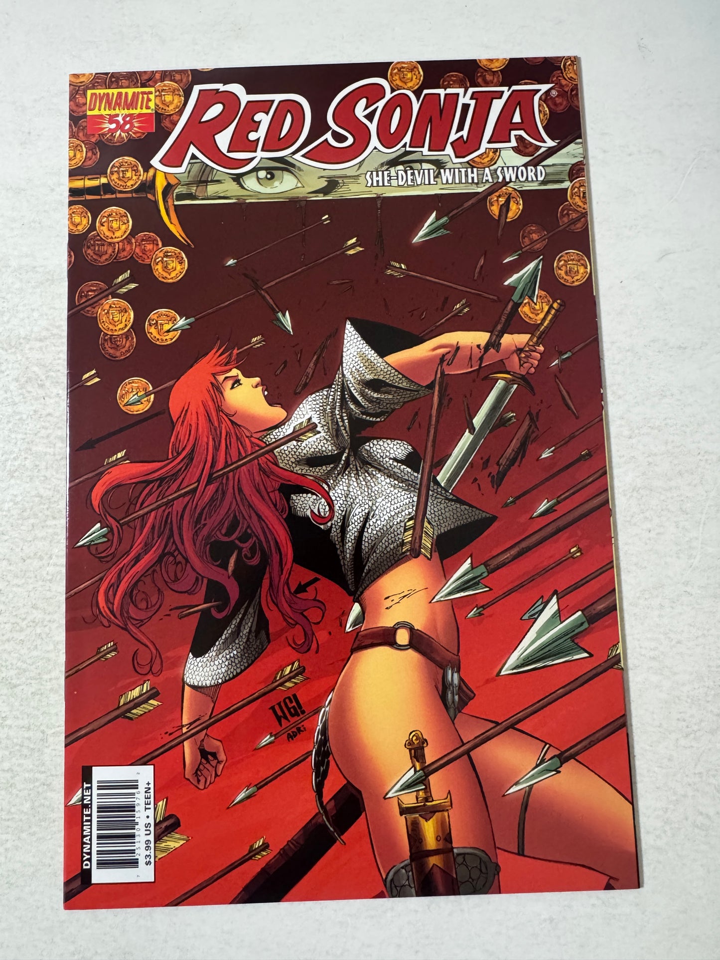 RED SONJA #58 NM Geovani B Variant (Dynamite)