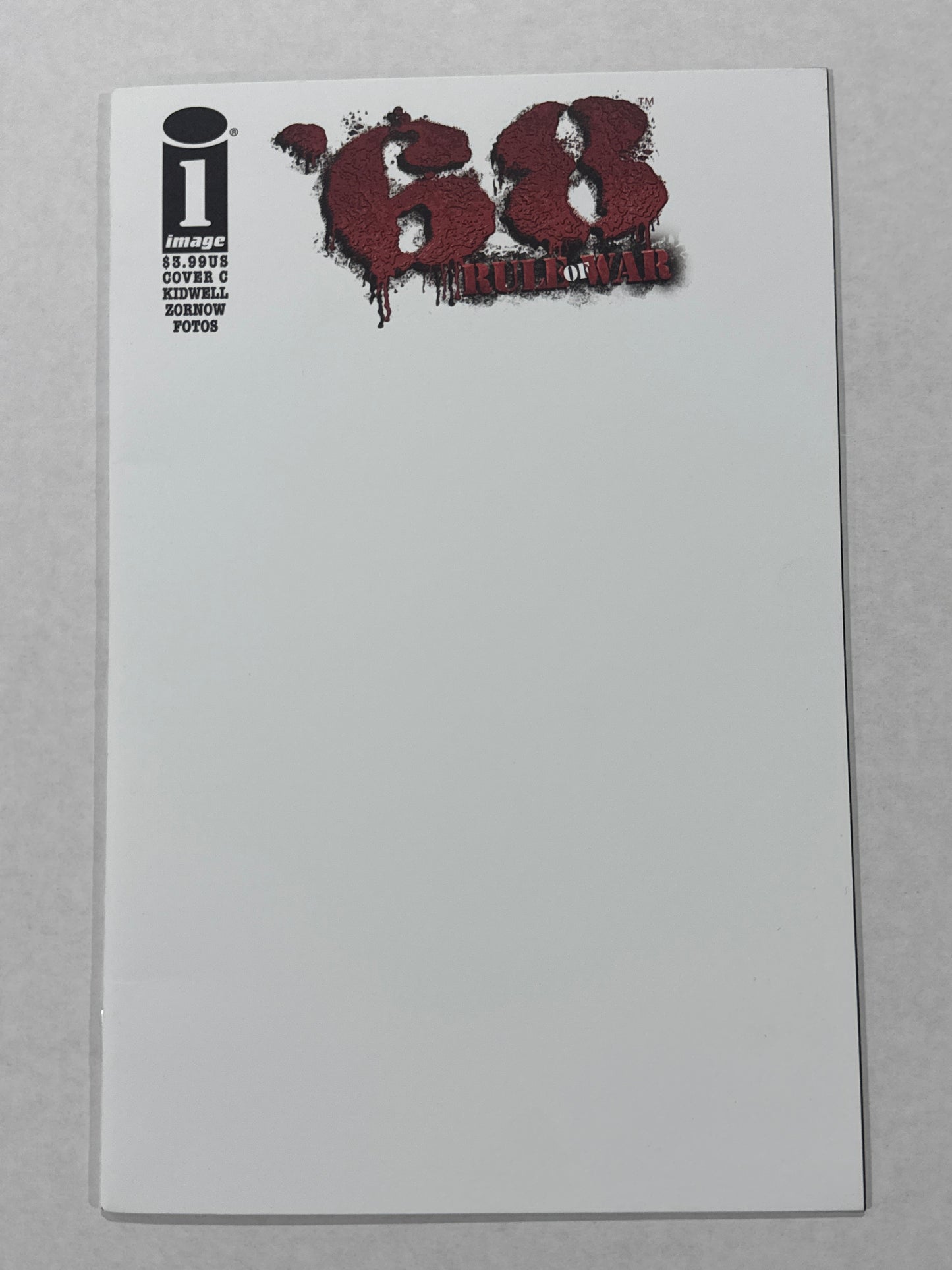 '66 Rule of War #1 VF/NM Blank C Variant