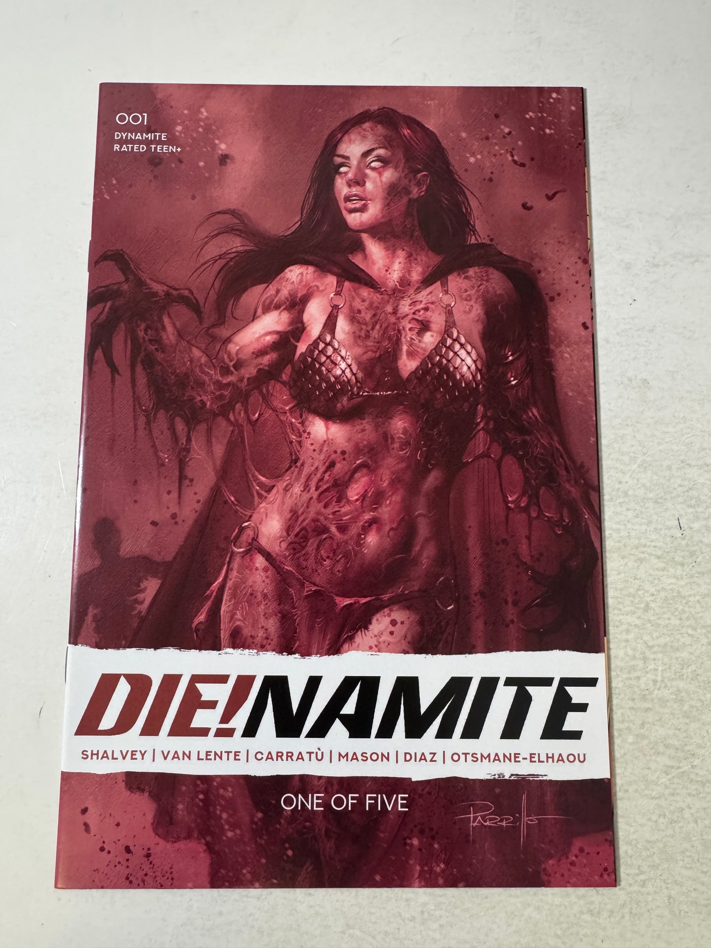 DIE!NAMITE #1 NM Red Tint Lucio Parrillo Variant (Store Exclusive)