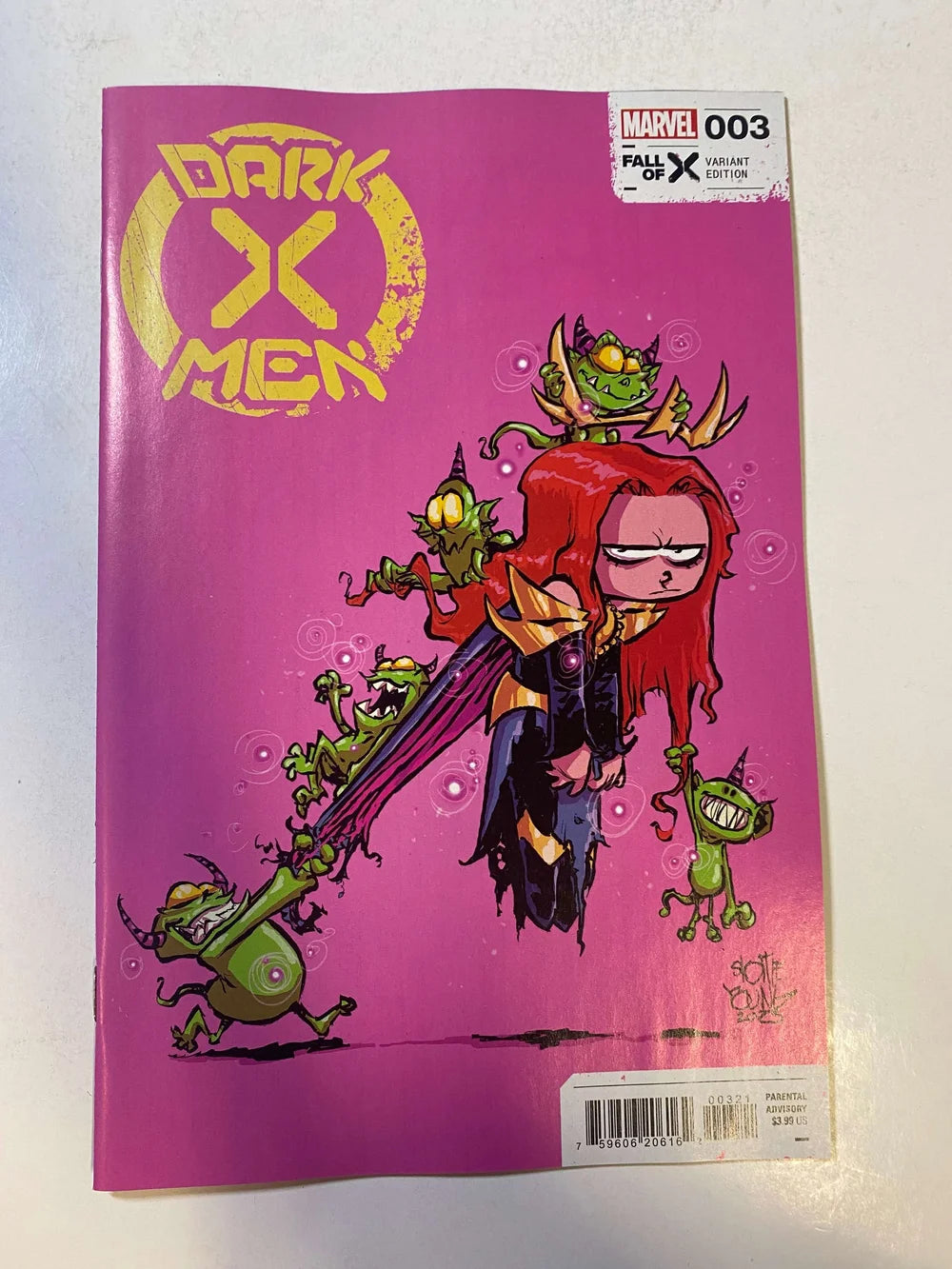 DARK X-MEN #3 NM Skottie Young Variant