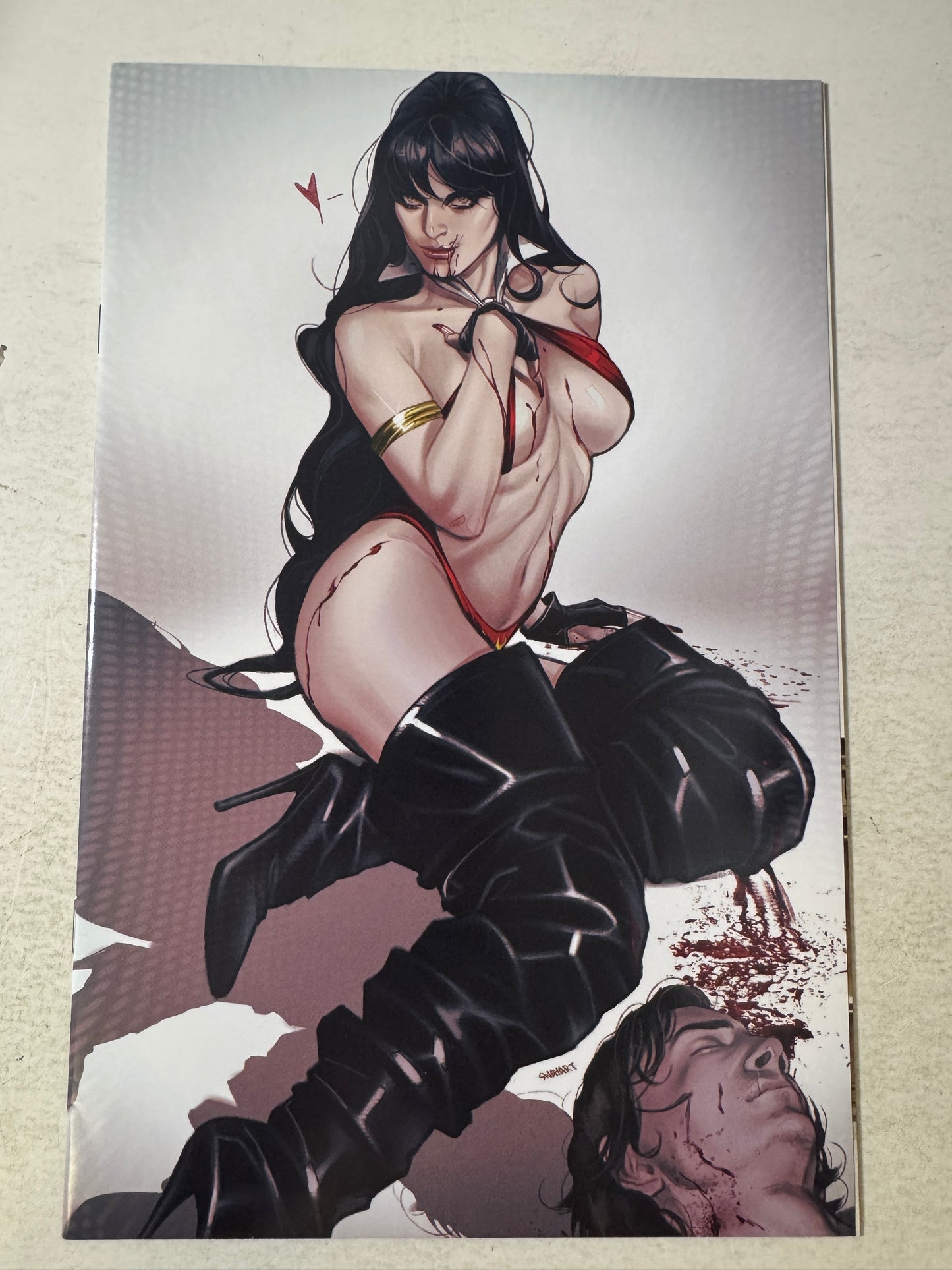 VAMPIRELLA Dead Flowers #1 NM- Sway Virgin Variant LTD 500