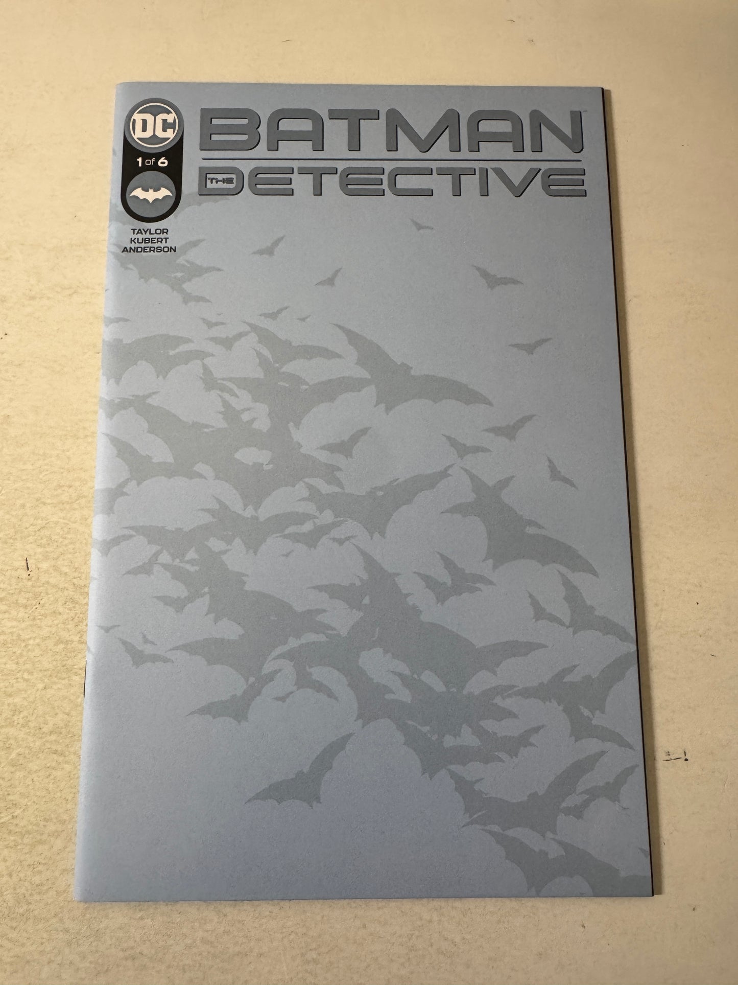 BATMAN THE DETECTIVE #1 NM Blank Variant