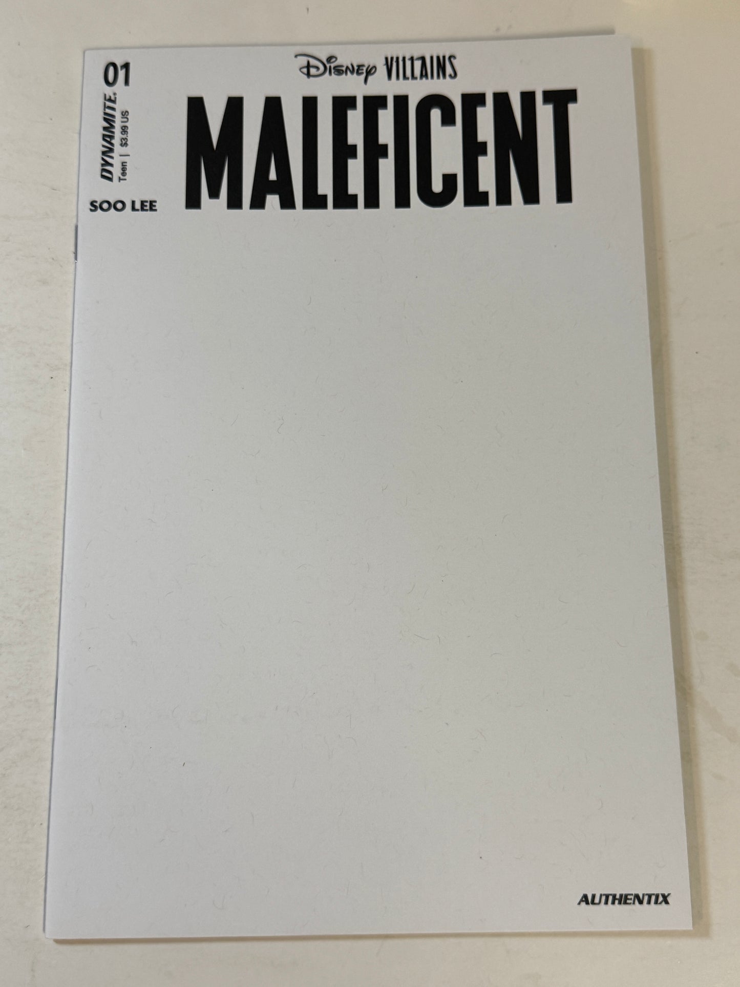DISNEY MALEFICENT #1 NM Blank Variant