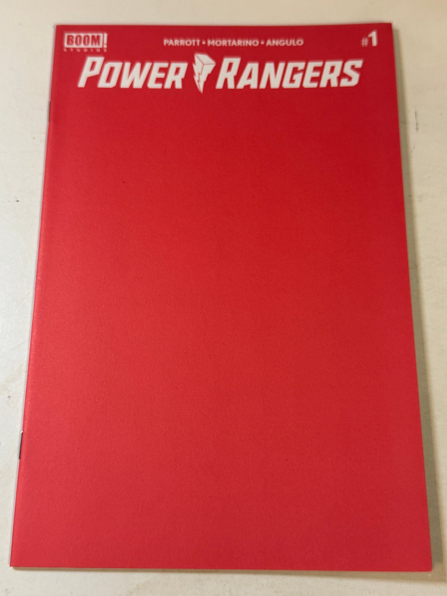 POWER RANGERS #1 NM Blank Variant