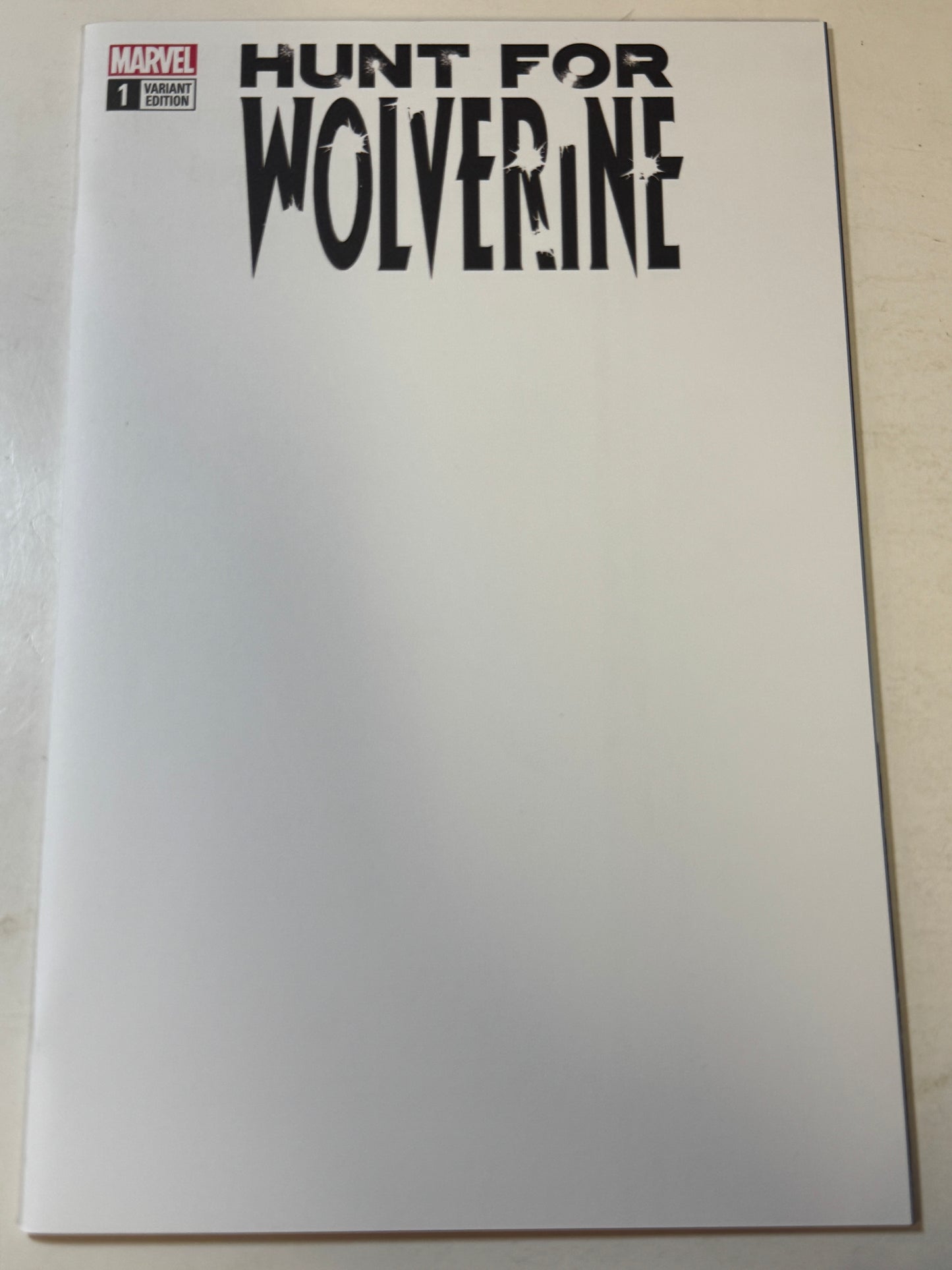 HUNT FOR WOLVERINE #1 NM Blank Variant