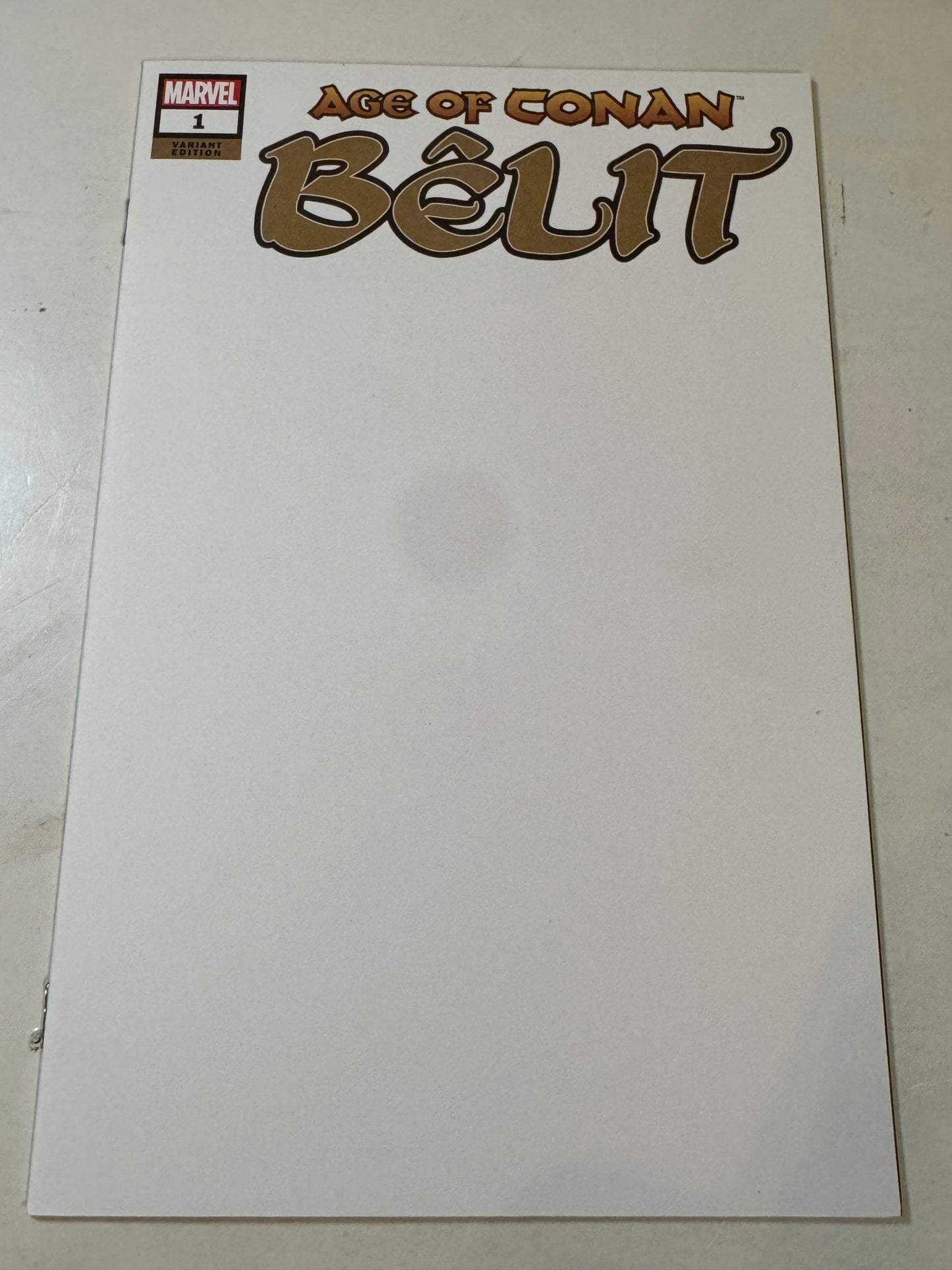 AGE OF CONAN BELIT #1 NM Blank Variant