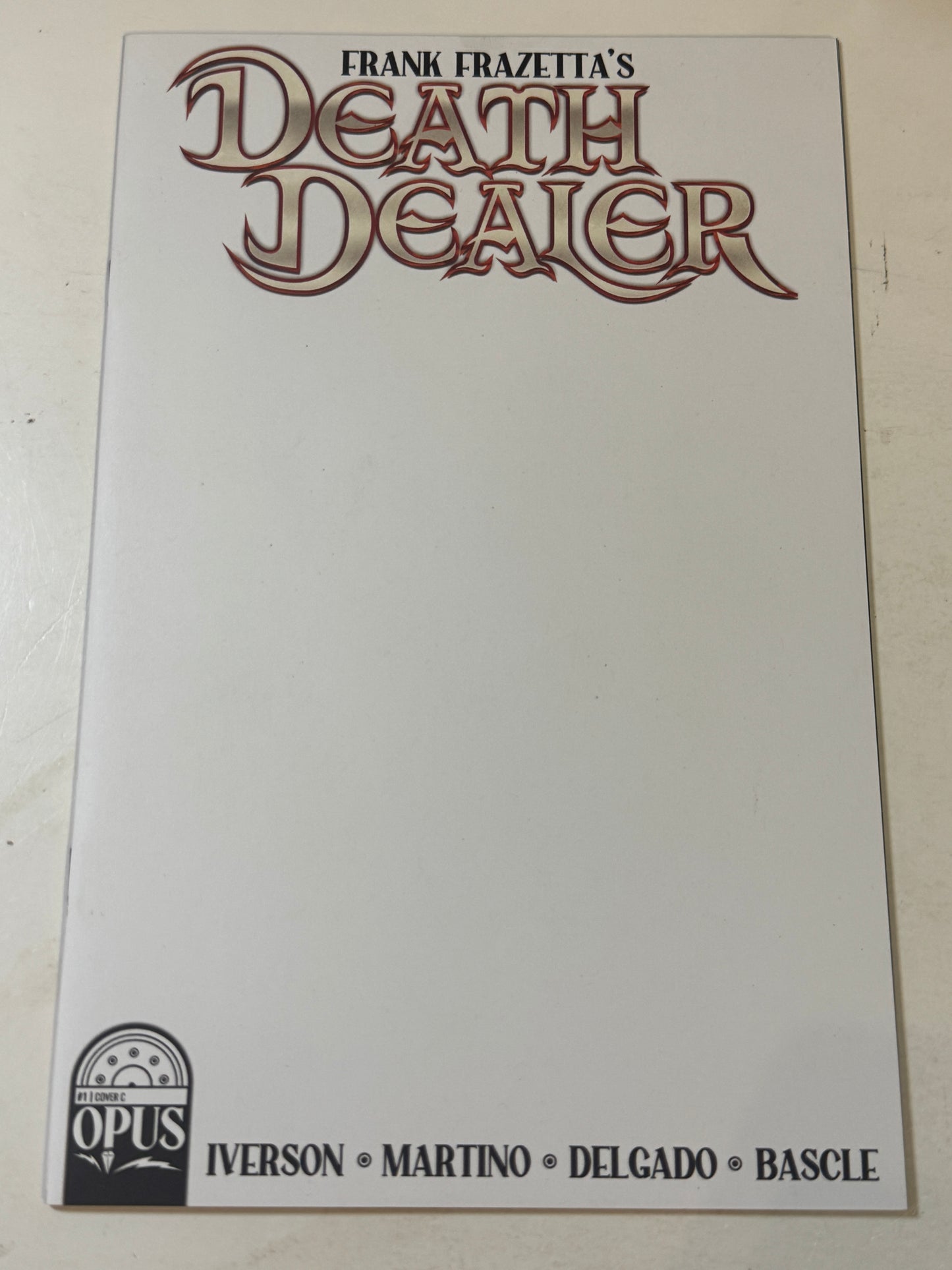 FRANK FRAZETTA'S DEATH DEALER #1 NM Blank Variant (opus)