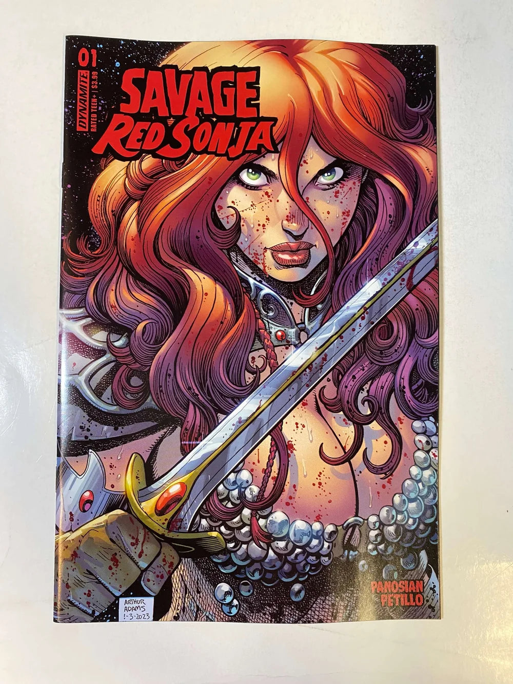 SAVAGE RED SONJA #1 NM Arthur Adams Variant