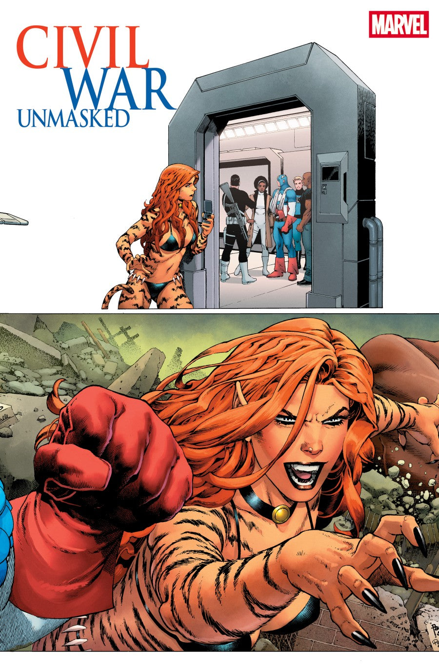 PRE-SALE: CIVIL WAR: UNMASKED #4 PAULO SIQUEIRA 5-PART CONNECTING VARIANT