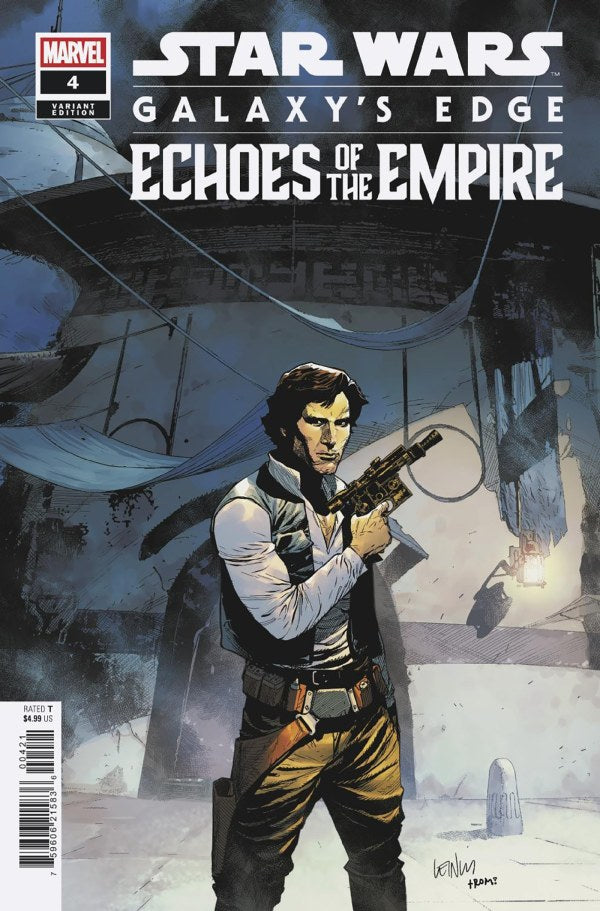 PRE-SALE: STAR WARS: GALAXY'S EDGE - ECHOES OF THE EMPIRE #4 LEINIL YU HAN SOLO VARIANT