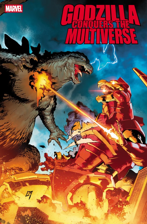 PRE-SALE: GODZILLA CONQUERS THE MULTIVERSE #2 C.F. VILLA HEISEI VS MARVEL VARIANT