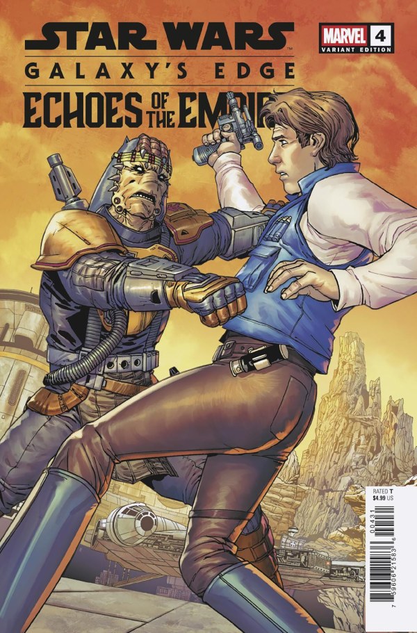 PRE-SALE: STAR WARS: GALAXY'S EDGE - ECHOES OF THE EMPIRE #4 GIUSEPPE CAMUNCOLI VARIANT