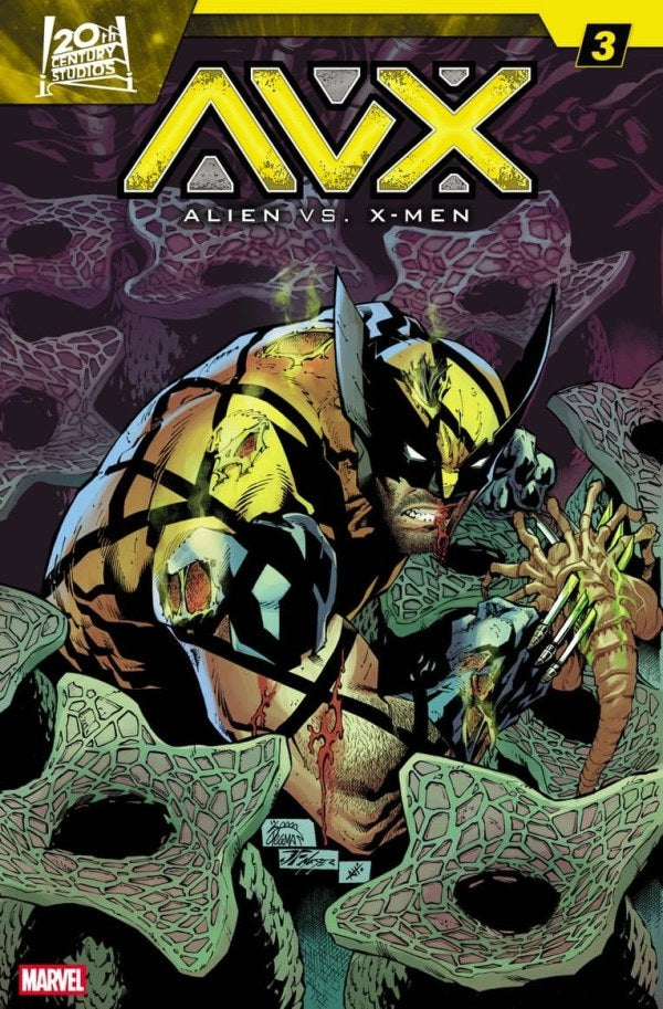 PRE-SALE: ALIEN VS. X-MEN #3 Ryan Stegman Cover