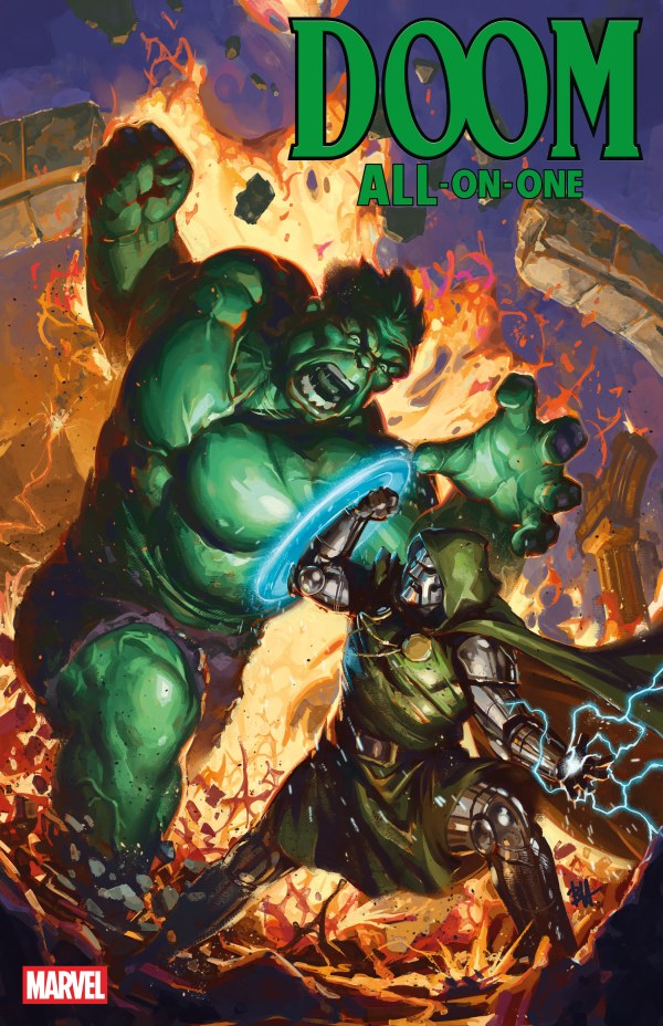 PRE-SALE: DOOM ALL-ON-ONE #1 BEN HARVEY VARIANT