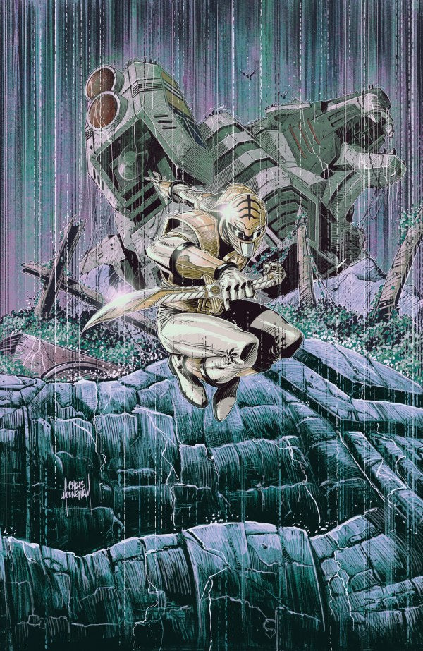 PRE-SALE: Power Rangers Green #4 C Tommy Oliver Card Stock Connecting Variant (Full Art, Mooneyham)