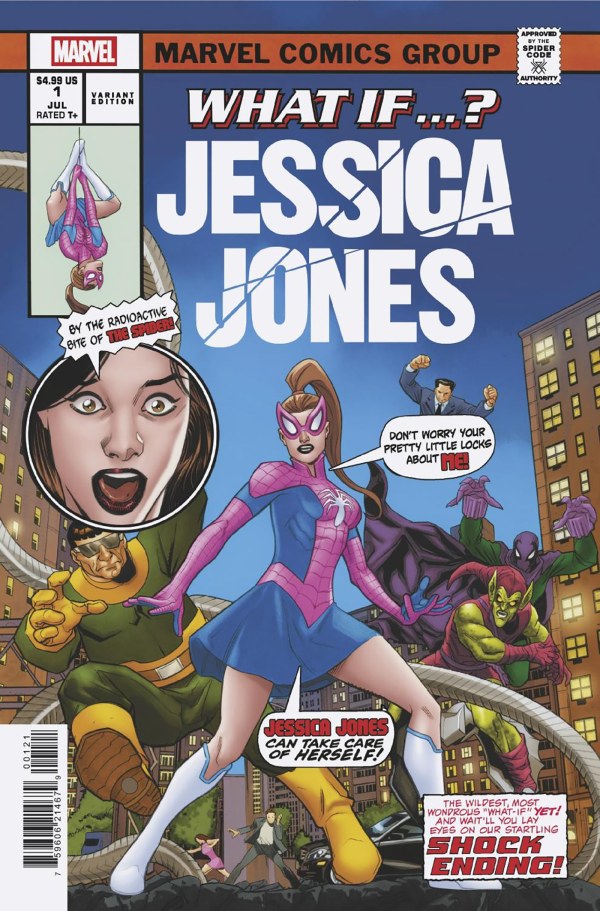 PRE-SALE: WHAT IF...? JESSICA JONES #1 DAVID MESSINA HOMAGE VARIANT