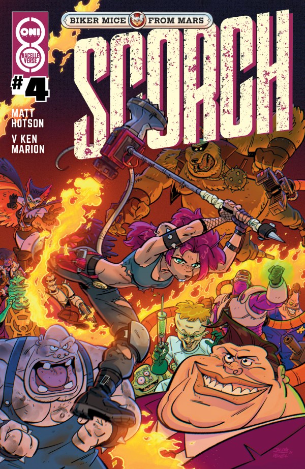 PRE-SALE: Biker Mice from Mars Scorch #4 Cover B Jacob Perez Var