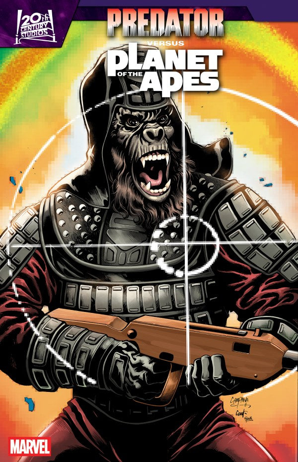 PRE-SALE: PREDATOR VS. THE PLANET OF THE APES #2 CHRIS CAMPANA MOVIE POSTER HOMAGE VARIANT