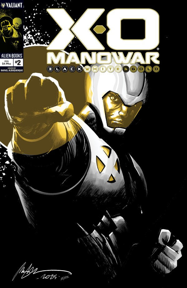PRE-SALE: X-O Manowar: Black, White & Gold #2 Cover A (Albuquerque)