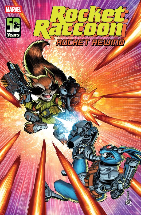PRE-SALE: ROCKET RACCOON: ROCKET REWIND #1 DAVID BALDEON VARIANT