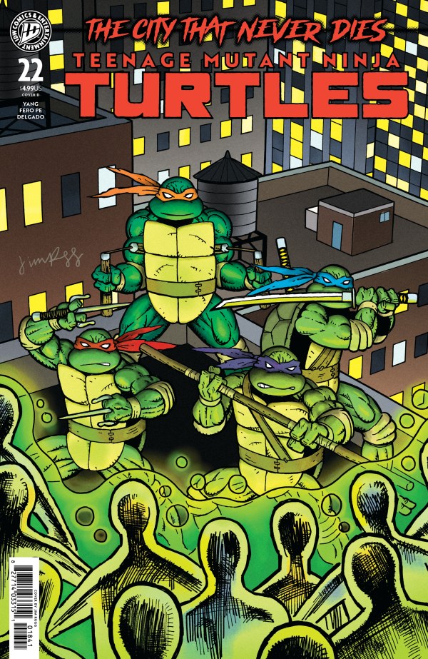 PRE-SALE: Teenage Mutant Ninja Turtles #22 Variant D (Rugg)