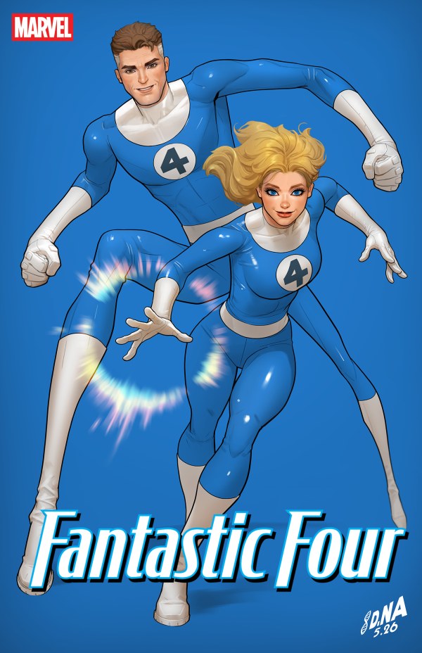 PRE-SALE: FANTASTIC FOUR #14 DAVID NAKAYAMA COLOR BLOCK BLUE VARIANT