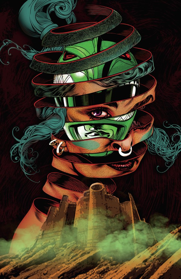 PRE-SALE: Power Rangers Green #4 D Foil Variant (Full Art, Foil, Harris)