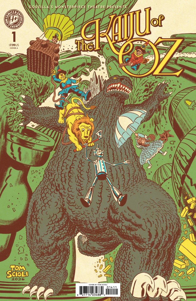 PRE-SALE: Godzilla’s Monsterpiece Theatre Presents: The Kaiju of Oz Cover A (Scioli)