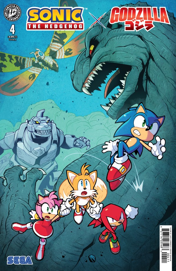 PRE-SALE: Sonic the Hedgehog x Godzilla #4 Cover A (Lawrence)