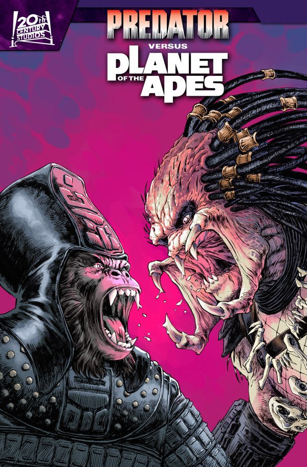PRE-SALE: PREDATOR VS. THE PLANET OF THE APES #2 DAVE WACHTER VARIANT