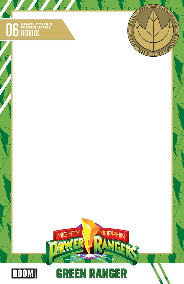 PRE-SALE: Mighty Morphin Power Rangers (2026) #6 C Megazord Card Stock Connecting Variant (Full Art, Mercado)