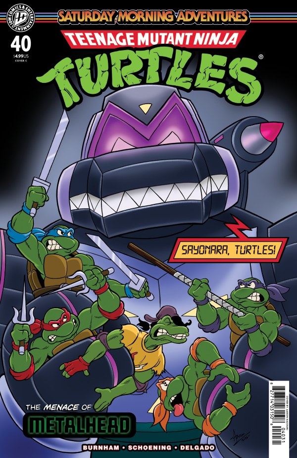 PRE-SALE: Teenage Mutant Ninja Turtles: Saturday Morning Adventures #40 Variant C (Hazouri)