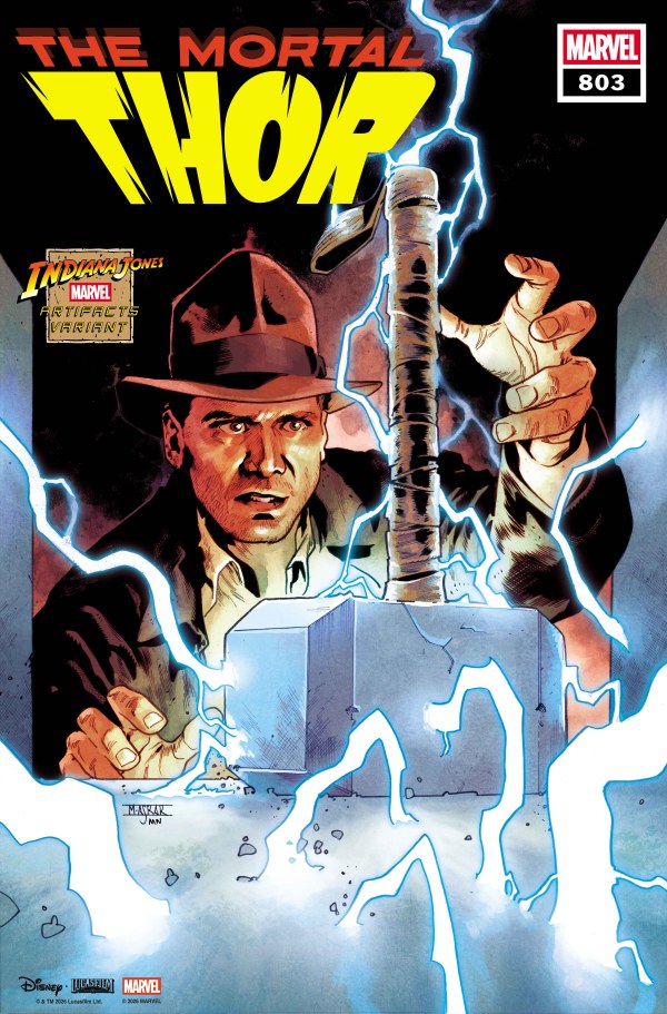 PRE-SALE: THOR #803 MAHMUD ASRAR INDIANA JONES MARVEL ARTIFACT VARIANT