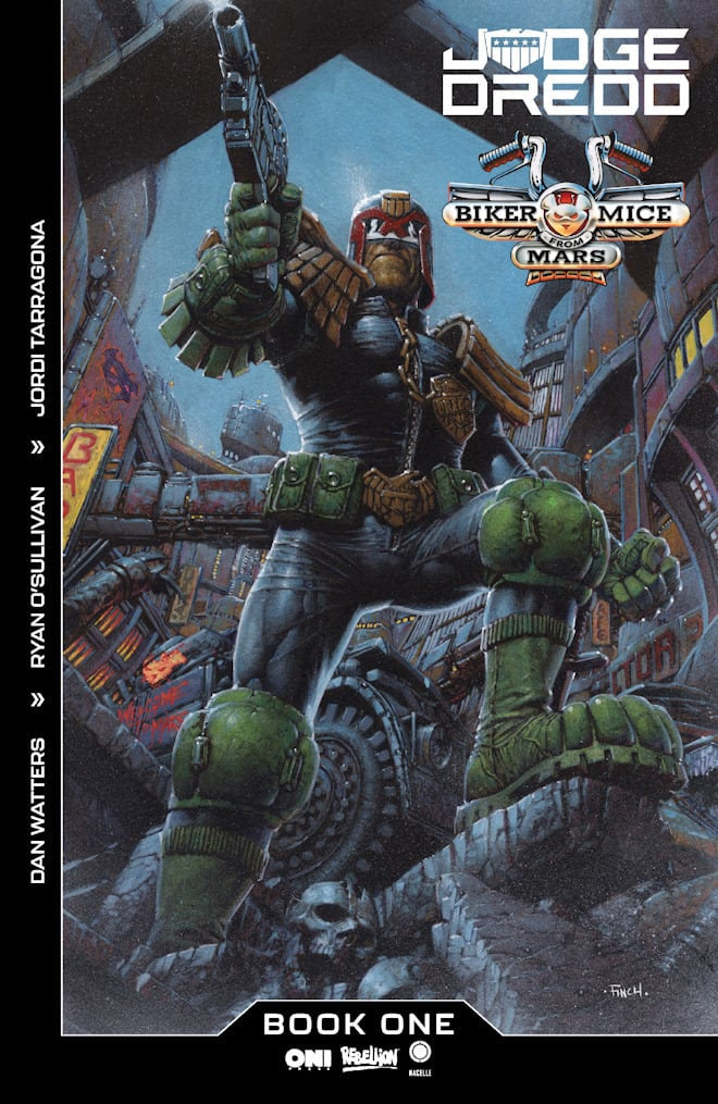PRE-SALE: Judge Dredd/Biker Mice from Mars #1 Cover A David Finch