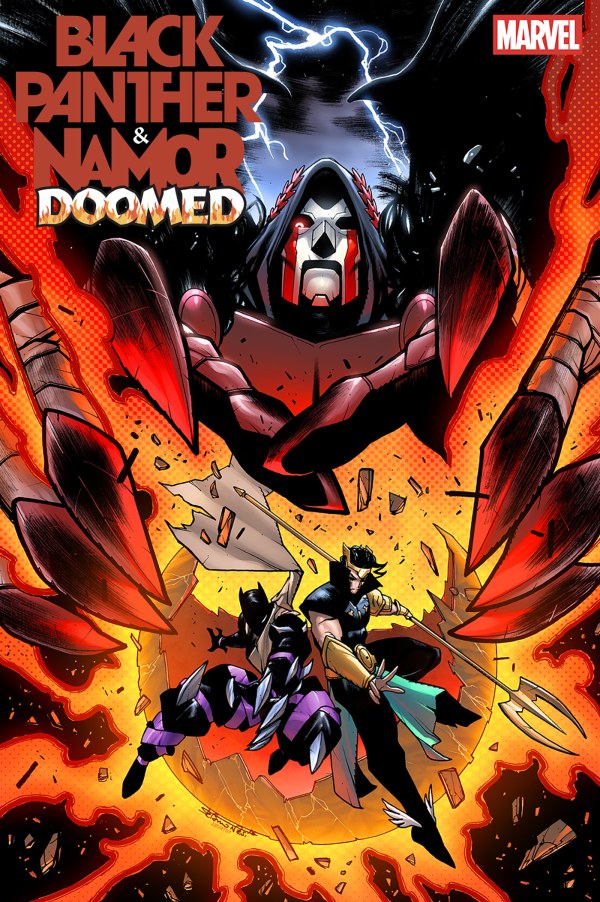 PRE-SALE: BLACK PANTHER/NAMOR: DOOMED #2 STEFANO NESI VARIANT