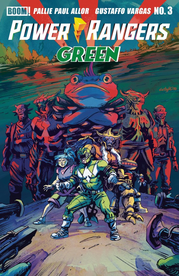 PRE-SALE: Power Rangers Green #3 B Variant (Dressed, Vargas)