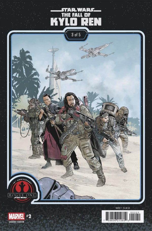 PRE-SALE: STAR WARS: THE FALL OF KYLO REN #2 CHRIS SPROUSE ROGUE ONE 10TH ANNIVERSARY VARIANT