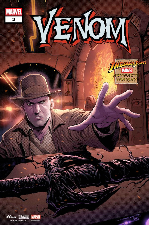 PRE-SALE: VENOM #2 IBAN COELLO INDIANA JONES MARVEL ARTIFACT VARIANT