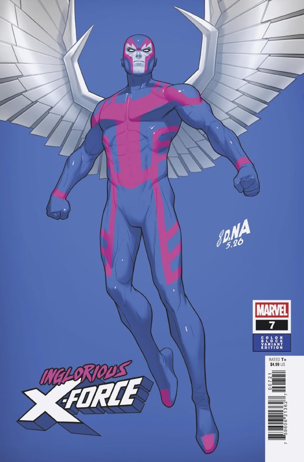 PRE-SALE: INGLORIOUS X-FORCE #7 DAVID NAKAYAMA COLOR BLOCK BLUE VARIANT