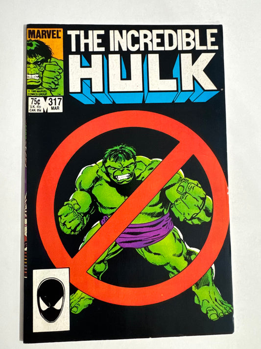 INCREDIBLE HULK #317 NM- John Byrne Cover