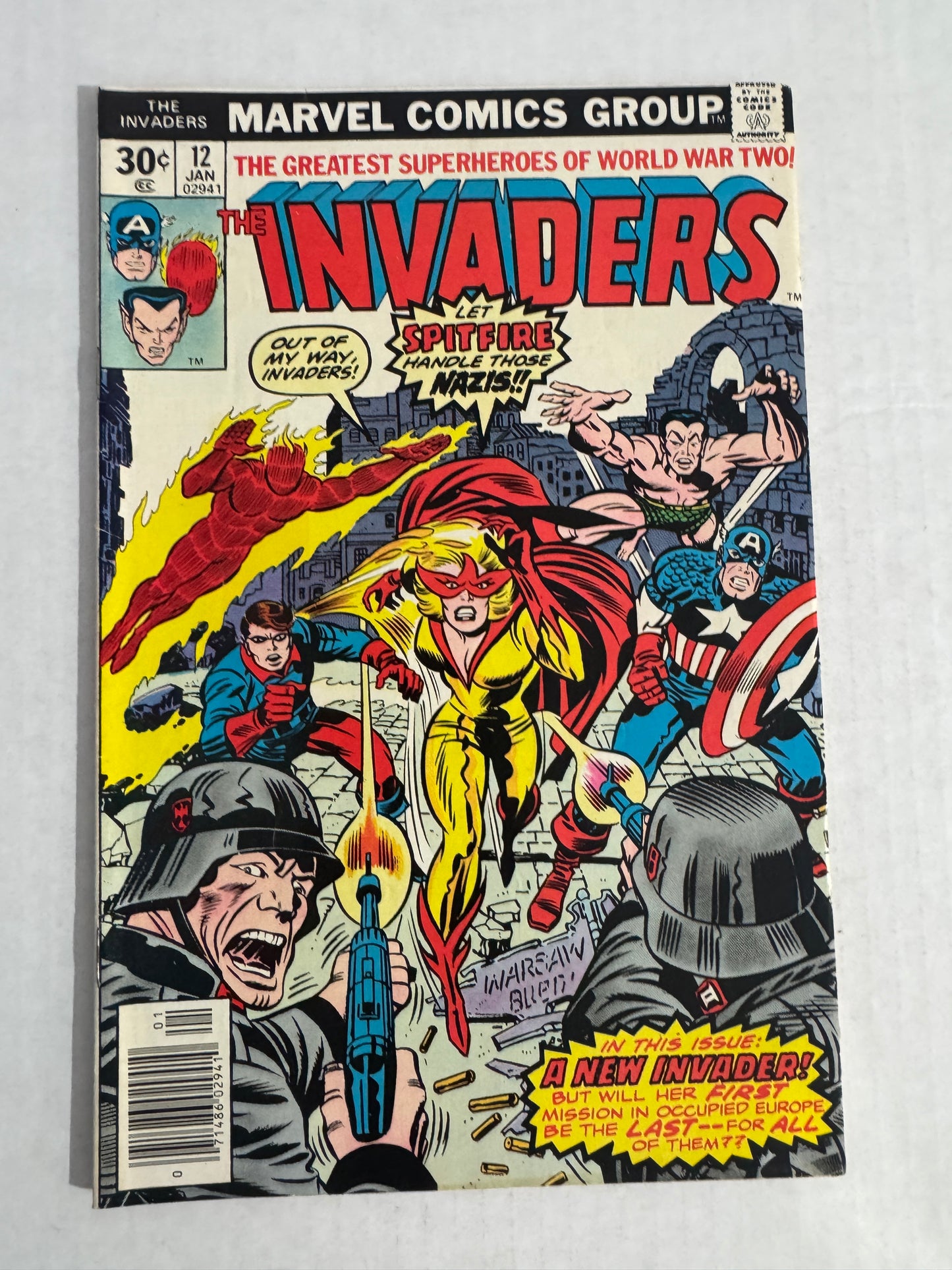 INVADERS #12 FN 1ST APPEARANCE