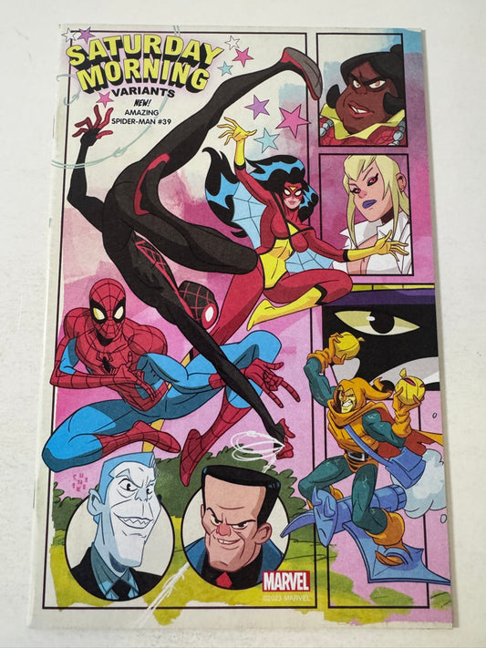 AMAZING SPIDER-MAN #39 Vol 6 NM Saturday Mornings Variant