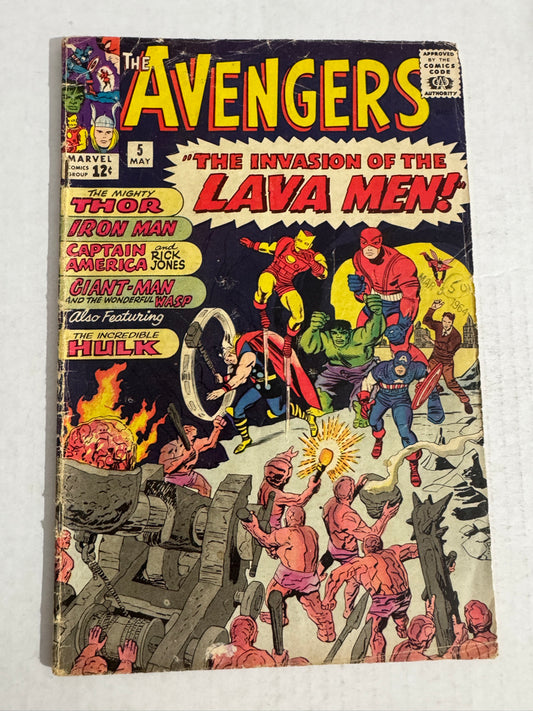 AVENGERS #5 GD- 1ST APPEARANCE