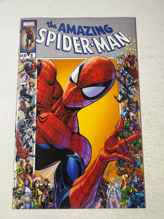 AMAZING SPIDER-MAN #6 Vol 7 NM J Scott Campbell Border  Variant