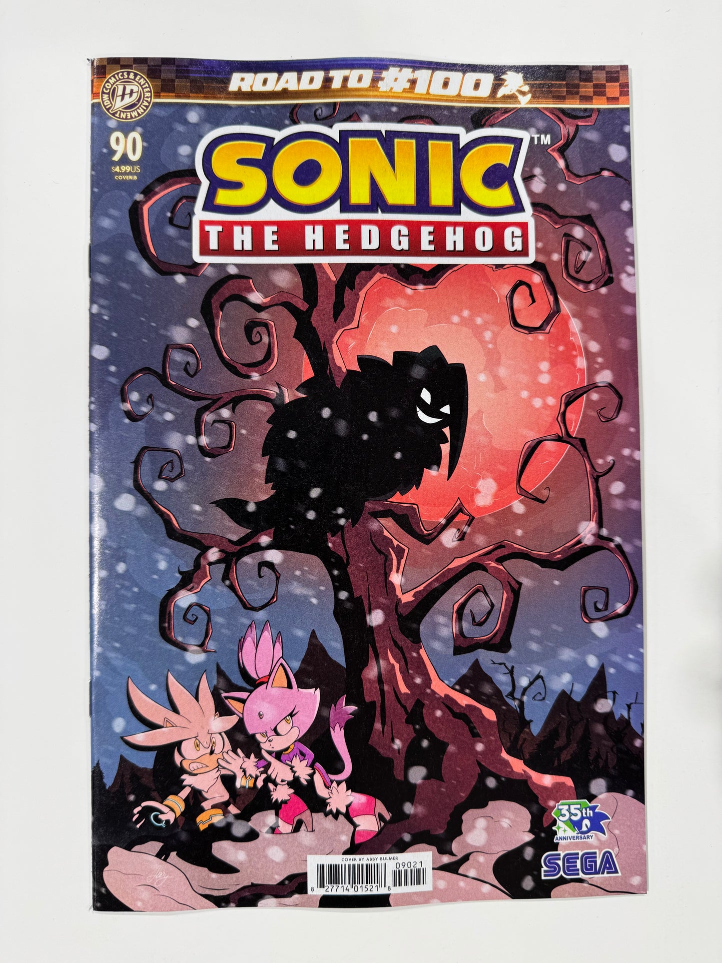 SONIC THE HEDGEHOG #90 NM Cover B Abigail Bulmer Variant