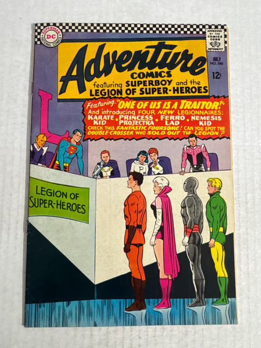 ADVENTURE COMICS #346 VG 1ST APPEARANCE