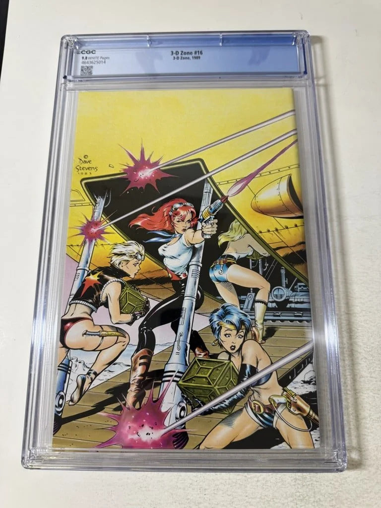 3-D ZONE #16 Space Vixens CGC 9.8 Dave Steven Cover