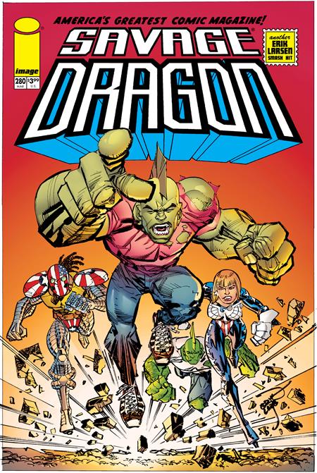 PRE-SALE: SAVAGE DRAGON #280 CVR A ERIK LARSEN (MR)