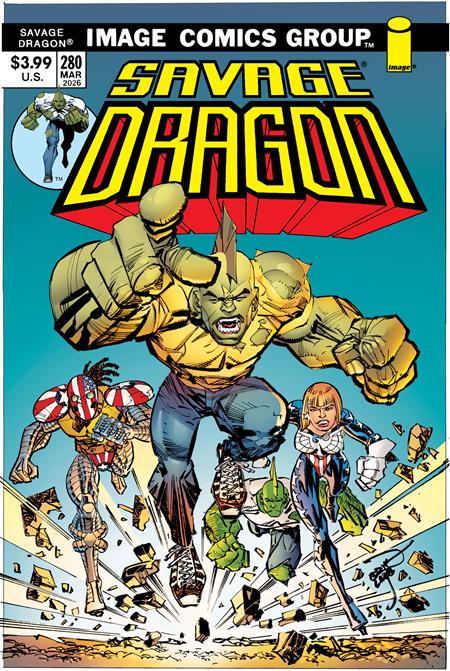 PRE-SALE: SAVAGE DRAGON #280 CVR B ERIK LARSEN 70S TRADE DRESS VAR (MR)